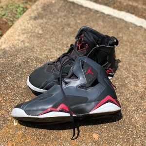 Nike Air Jordan True Flight Mens 8.5 Black Red